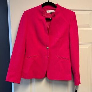 Tahari Vibrant Pink Blazer NEW WITH TAGS